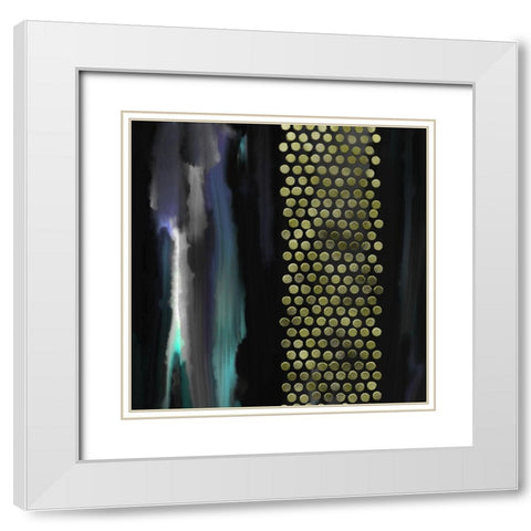 Blank Spaces 8 White Modern Wood Framed Art Print with Double Matting by Tenoever, William
