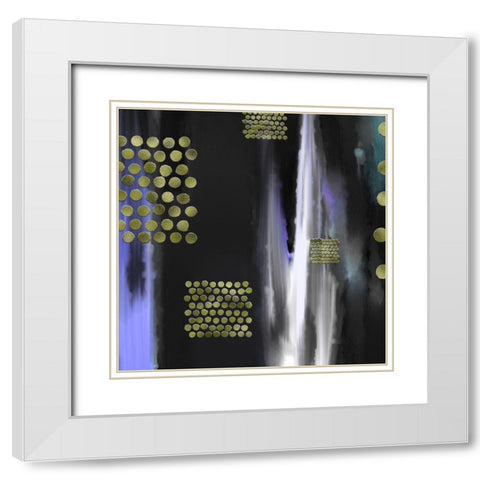 Blank Spaces 9 White Modern Wood Framed Art Print with Double Matting by Tenoever, William