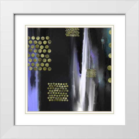 Blank Spaces 9 White Modern Wood Framed Art Print with Double Matting by Tenoever, William