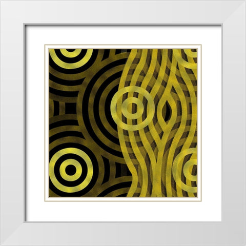Veil 2 White Modern Wood Framed Art Print with Double Matting by Tenoever, William