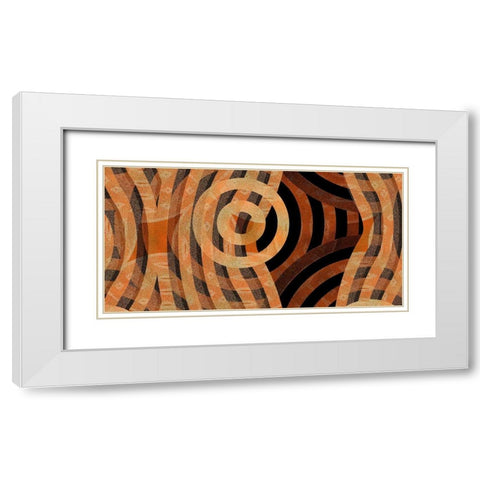 Direction 1 White Modern Wood Framed Art Print with Double Matting by Tenoever, William