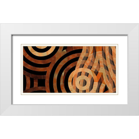 Direction 2 White Modern Wood Framed Art Print with Double Matting by Tenoever, William