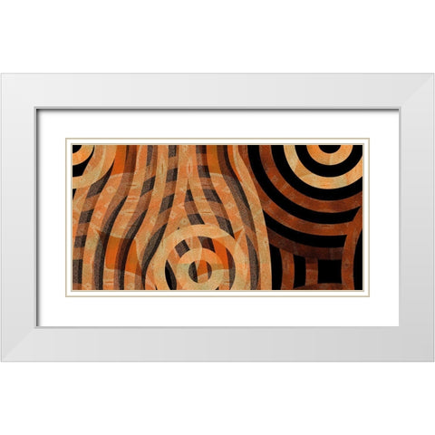Direction 3 White Modern Wood Framed Art Print with Double Matting by Tenoever, William
