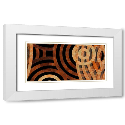 Direction 5 White Modern Wood Framed Art Print with Double Matting by Tenoever, William