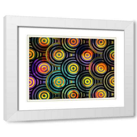 Shields 2 White Modern Wood Framed Art Print with Double Matting by Tenoever, William