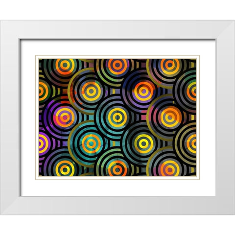 Shields 2 White Modern Wood Framed Art Print with Double Matting by Tenoever, William