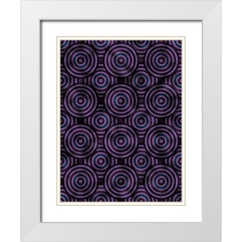 Shields 3 White Modern Wood Framed Art Print with Double Matting by Tenoever, William