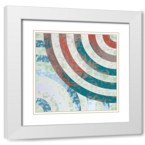 Turnabout A White Modern Wood Framed Art Print with Double Matting by Tenoever, William