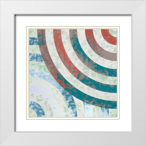 Turnabout A White Modern Wood Framed Art Print with Double Matting by Tenoever, William