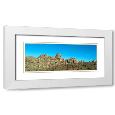 Tom’s Thumb White Modern Wood Framed Art Print with Double Matting by Popcorn