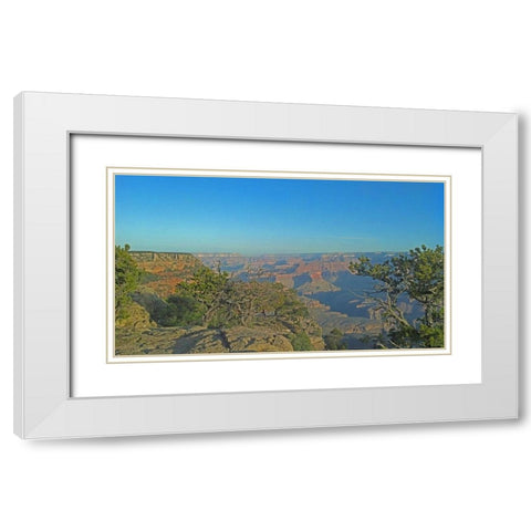 Grand Canyon 7: North Rim White Modern Wood Framed Art Print with Double Matting by Popcorn