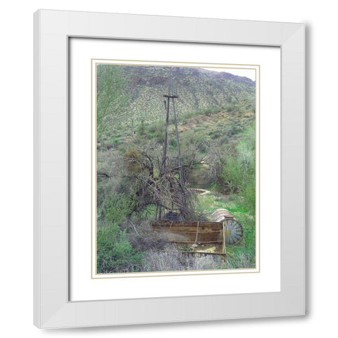 Dixie Mine White Modern Wood Framed Art Print with Double Matting by Popcorn