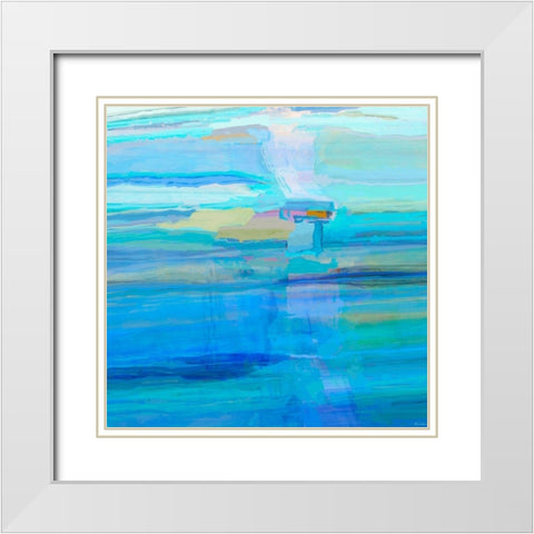 Dreams II White Modern Wood Framed Art Print with Double Matting by Tienhaara, Michael