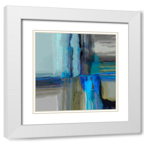 Dynasty IV White Modern Wood Framed Art Print with Double Matting by Tienhaara, Michael