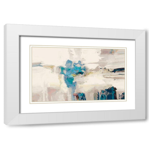 Melody I White Modern Wood Framed Art Print with Double Matting by Tienhaara, Michael