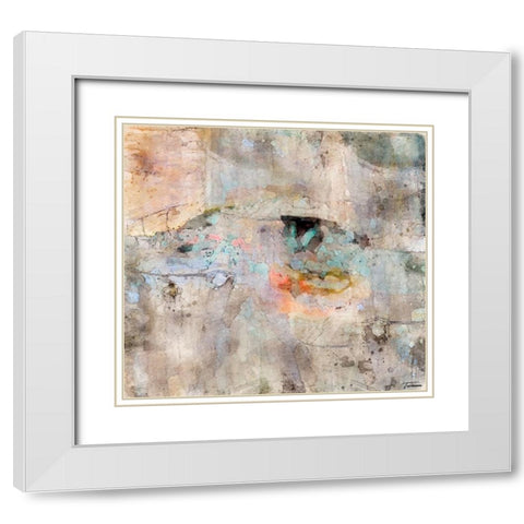 Reflective I WC V II White Modern Wood Framed Art Print with Double Matting by Tienhaara, Michael