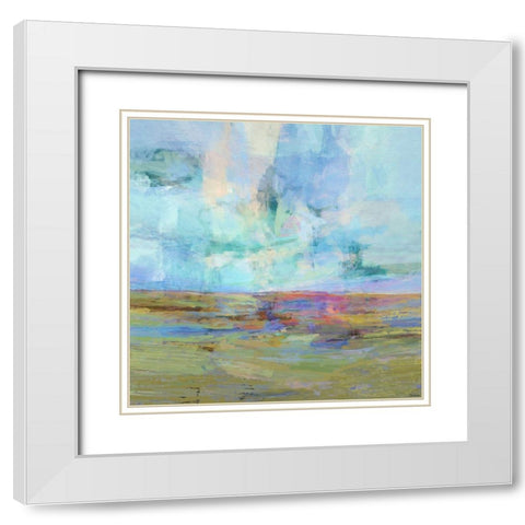Formations I White Modern Wood Framed Art Print with Double Matting by Tienhaara, Michael