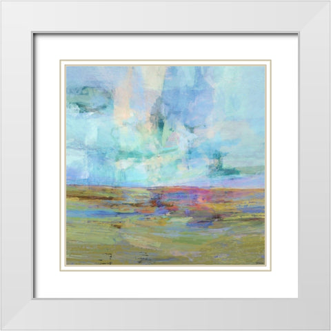 Formations I White Modern Wood Framed Art Print with Double Matting by Tienhaara, Michael