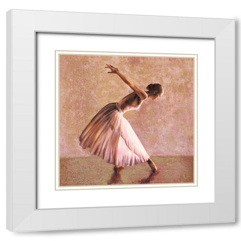 Magie White Modern Wood Framed Art Print with Double Matting by Bassetti, Andrea