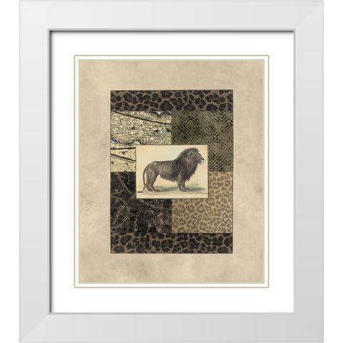 Exotic I White Modern Wood Framed Art Print with Double Matting by Weaver, Amy