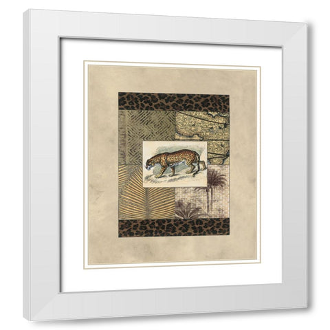Exotic IV White Modern Wood Framed Art Print with Double Matting by Weaver, Amy