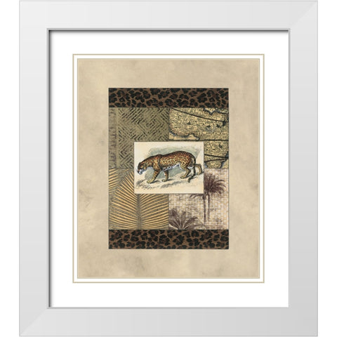 Exotic IV White Modern Wood Framed Art Print with Double Matting by Weaver, Amy