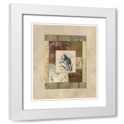 Exotic VI White Modern Wood Framed Art Print with Double Matting by Weaver, Amy