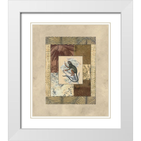Exotic VI White Modern Wood Framed Art Print with Double Matting by Weaver, Amy