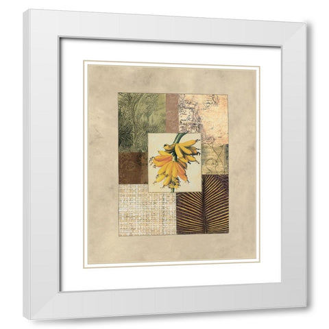 Colonial III White Modern Wood Framed Art Print with Double Matting by Weaver, Amy