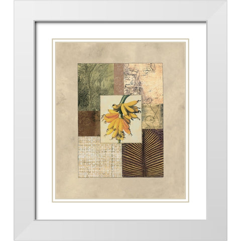 Colonial III White Modern Wood Framed Art Print with Double Matting by Weaver, Amy