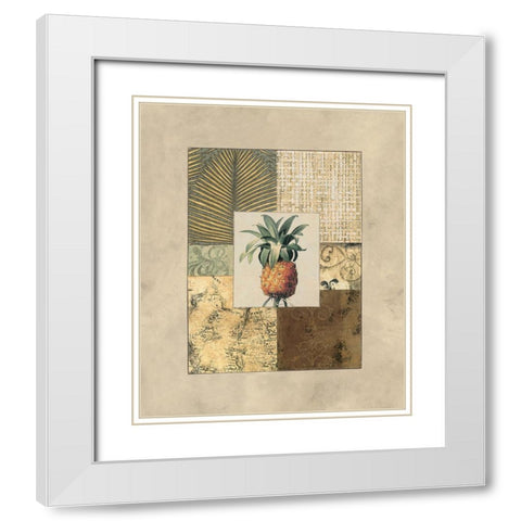 Colonial IV White Modern Wood Framed Art Print with Double Matting by Weaver, Amy