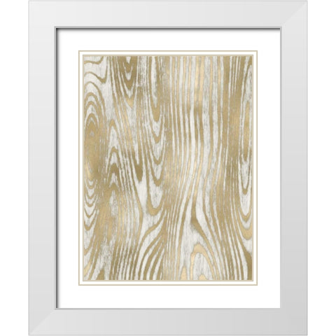 Movement I White Modern Wood Framed Art Print with Double Matting by Carson, Danielle