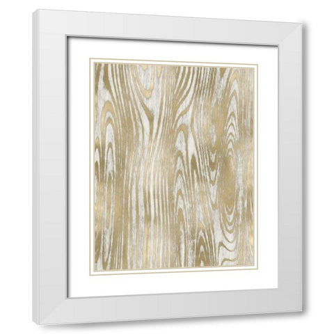 Movement II White Modern Wood Framed Art Print with Double Matting by Carson, Danielle