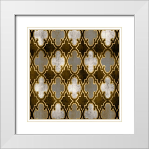 Global Inspiration III White Modern Wood Framed Art Print with Double Matting by Roberts, Ellie