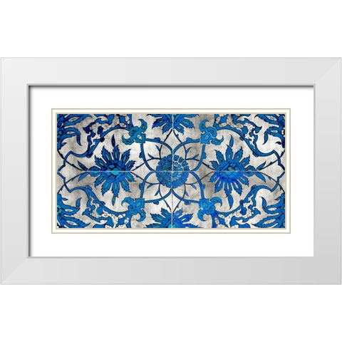 Ornate Panel III White Modern Wood Framed Art Print with Double Matting by Roberts, Ellie