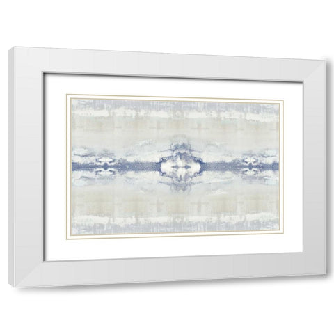 Symmetry III White Modern Wood Framed Art Print with Double Matting by Roberts, Ellie