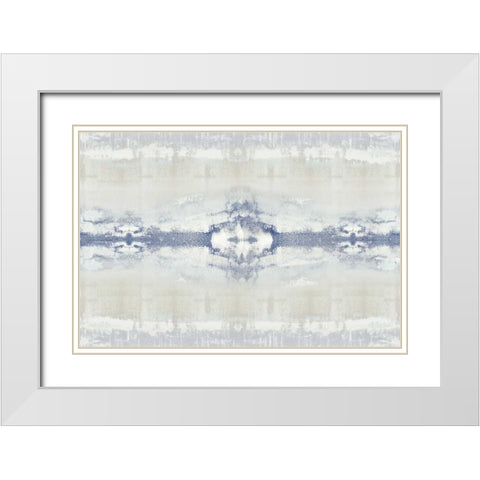 Symmetry III White Modern Wood Framed Art Print with Double Matting by Roberts, Ellie
