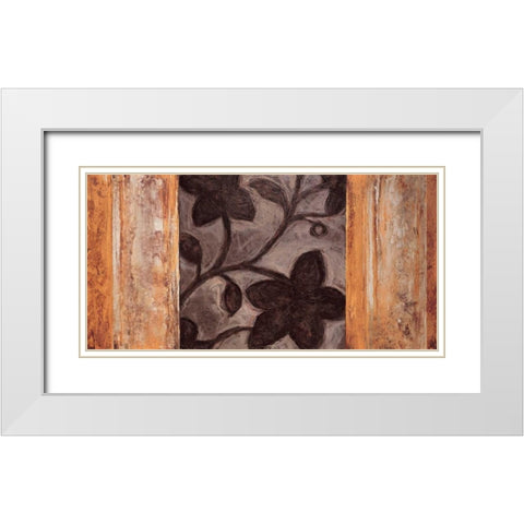 Retreat II White Modern Wood Framed Art Print with Double Matting by Lange, Erin