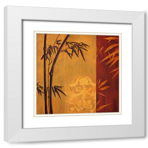 Bali I White Modern Wood Framed Art Print with Double Matting by Lange, Erin