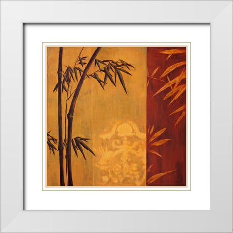Bali I White Modern Wood Framed Art Print with Double Matting by Lange, Erin