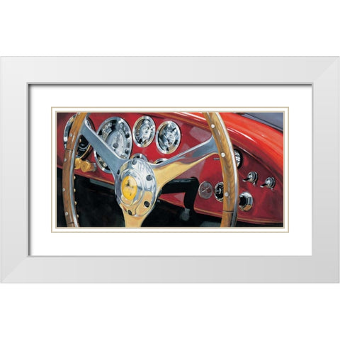 Gran Premio White Modern Wood Framed Art Print with Double Matting by Brook, Francis