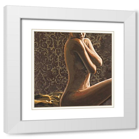 Neoclassico II White Modern Wood Framed Art Print with Double Matting by Mariani, Giorgio