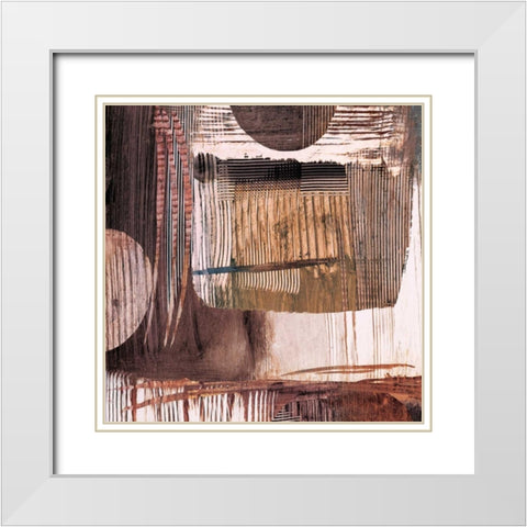 Natural Movement I White Modern Wood Framed Art Print with Double Matting by Ritts, Graham