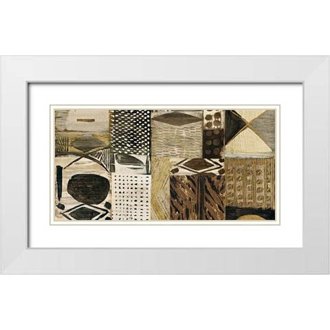 Tanganyika White Modern Wood Framed Art Print with Double Matting by Ritts, Graham