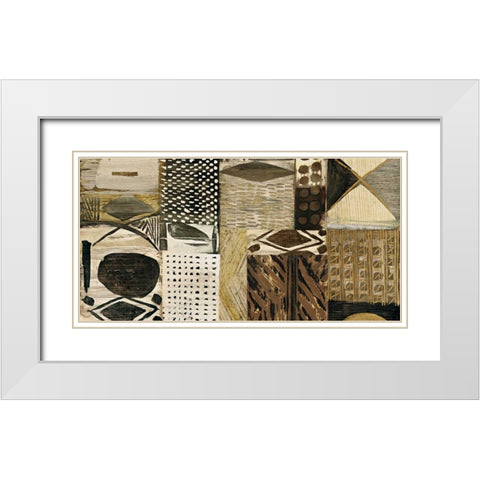 Tanganyika White Modern Wood Framed Art Print with Double Matting by Ritts, Graham