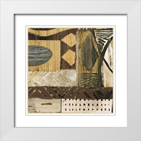 Malawi I White Modern Wood Framed Art Print with Double Matting by Ritts, Graham