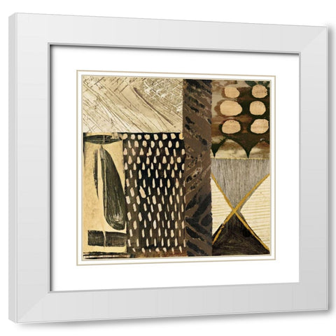Malawi II White Modern Wood Framed Art Print with Double Matting by Ritts, Graham