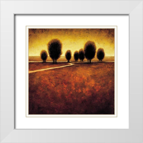 Illumination White Modern Wood Framed Art Print with Double Matting by Williams, Gregory