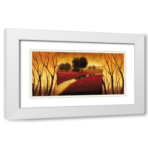 Brilliance White Modern Wood Framed Art Print with Double Matting by Williams, Gregory