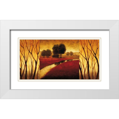 Brilliance White Modern Wood Framed Art Print with Double Matting by Williams, Gregory